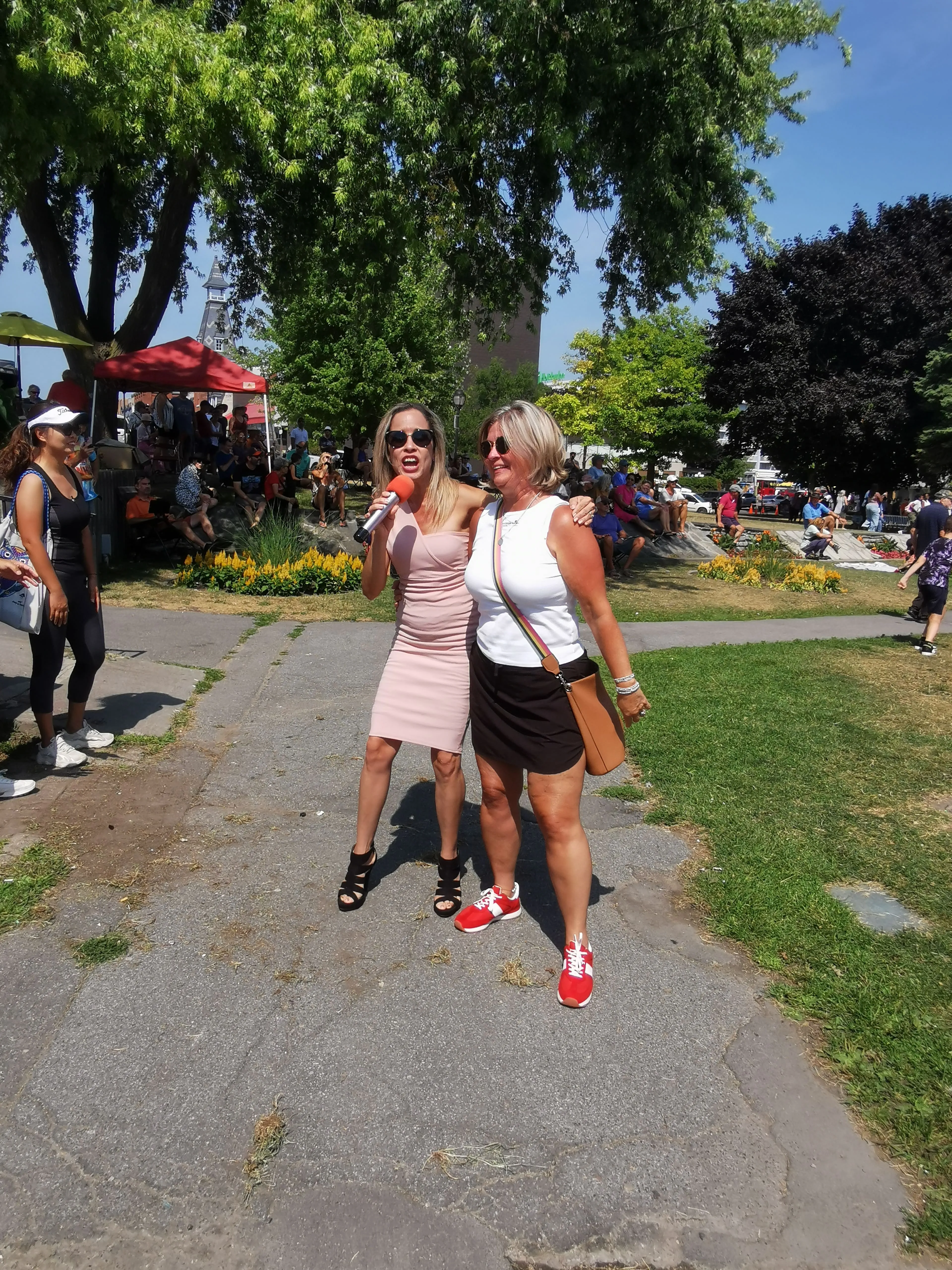 Kiri from River Cats country rock band Downtown Kingston performance 2025