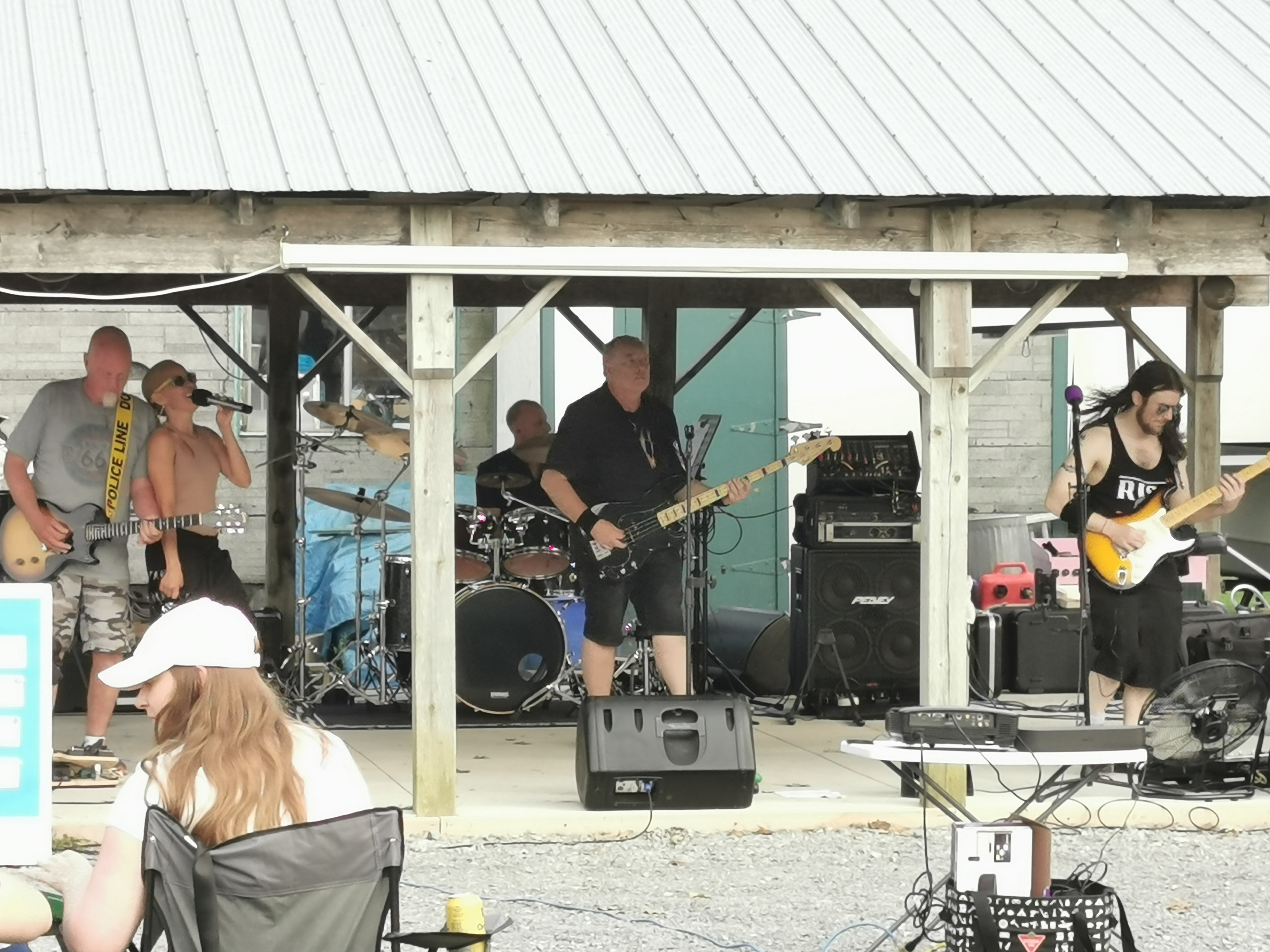 River Cats band performing live music at Rays Cottages Eastern Ontario