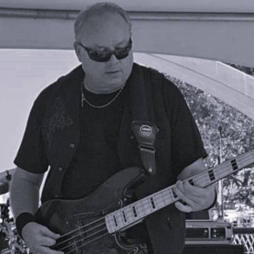 G - Bass Guitar River Cats Band Kingston Ontario